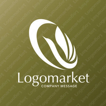 鳥と幸運と成功のロゴ