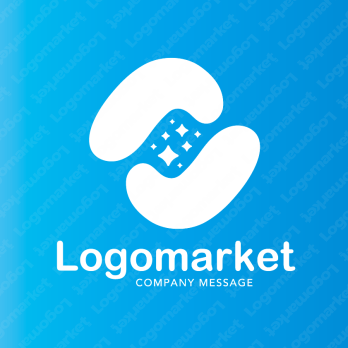 手と幸運と繋がりのロゴ