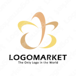 花と星と結びつきのロゴ