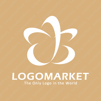 花と星と結びつきのロゴ