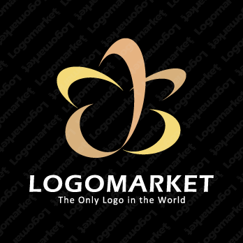 花と星と結びつきのロゴ