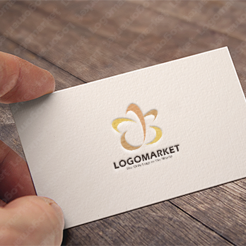 花と星と結びつきのロゴ