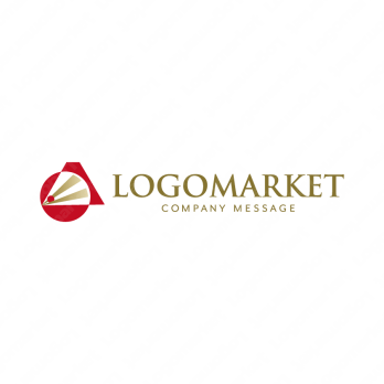 富士山と和食と日本のロゴ