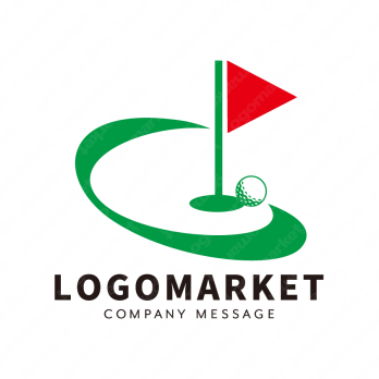 Gとゴルフとユニークのロゴ