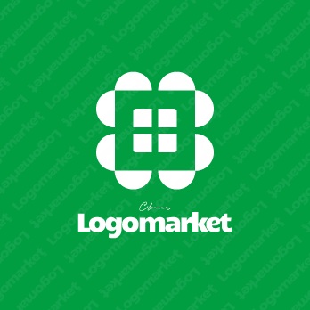 優しいと漢字の田と安心のロゴ