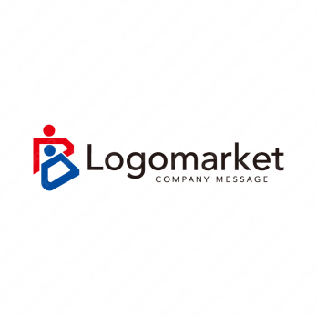 Bと人とタッグのロゴ