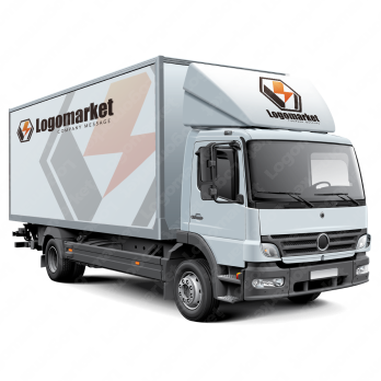 Yと稲妻と六角形のロゴ