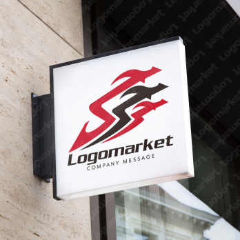 ドラゴンとSと3のロゴ