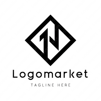 Nと1とナンバーワンのロゴ