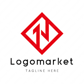 Nと1とナンバーワンのロゴ