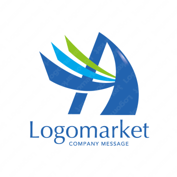 Aと翼と飛翔のロゴ