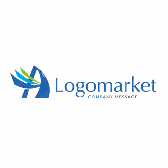 Aと翼と飛翔のロゴ