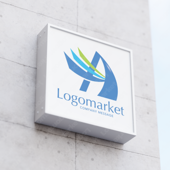 Aと翼と飛翔のロゴ