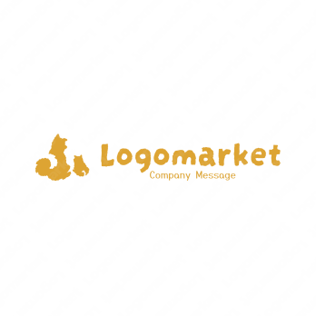 犬とdogとかわいいのロゴ