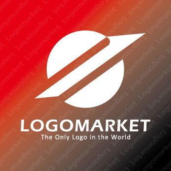 円と矢印と上昇のロゴ