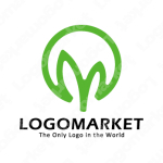 芽と線と円のロゴ