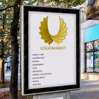 羽根と扇子と鳥のロゴ