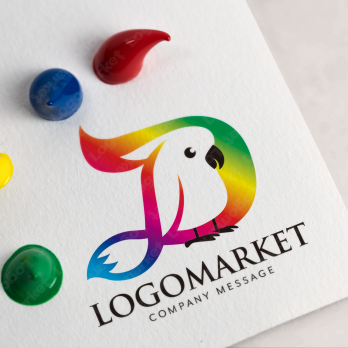 Aとaと虹のロゴ