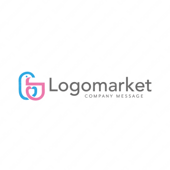 鳥とハートと真心のロゴ