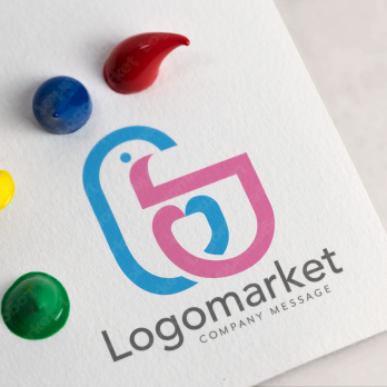 Aとaと虹のロゴ