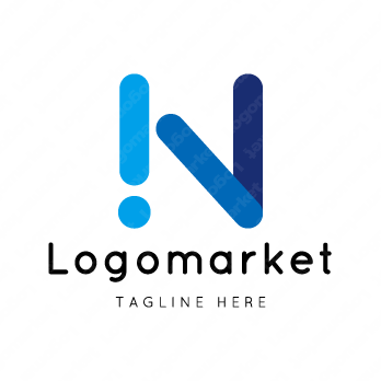 Nとビックリマークと感嘆符のロゴ