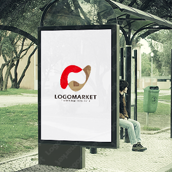 共存とパートナーと融合のロゴ