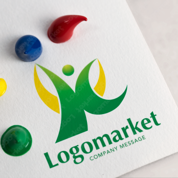 Aとaと虹のロゴ