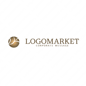 軽快と軽やかと球体のロゴ