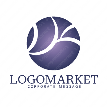 軽快と軽やかと球体のロゴ