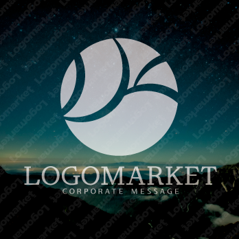 軽快と軽やかと球体のロゴ