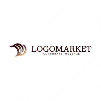 とめどないと続くと抽象のロゴ