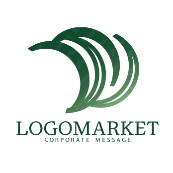 とめどないと続くと抽象のロゴ