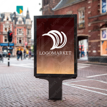 とめどないと続くと抽象のロゴ