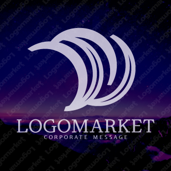 とめどないと続くと抽象のロゴ