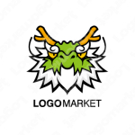 龍と中国と和のロゴ