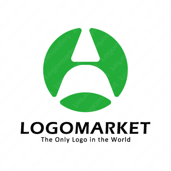 円と協力とスポットライトのロゴ