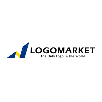 チャートと成長と建物のロゴ