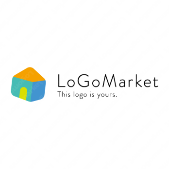 家と丸と柔らかいのロゴ