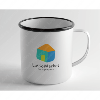 家と丸と柔らかいのロゴ