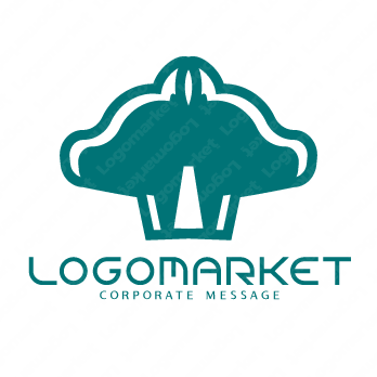 木と自然と緑のロゴ