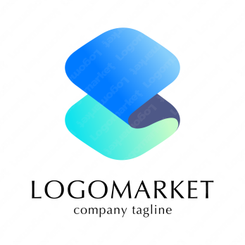 イニシャルとカーブとやわらかいのロゴ