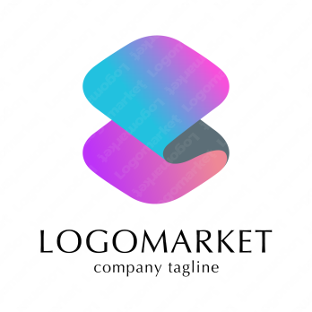 イニシャルとカーブとやわらかいのロゴ