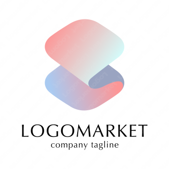 イニシャルとカーブとやわらかいのロゴ