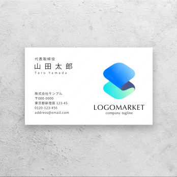 イニシャルとカーブとやわらかいのロゴ