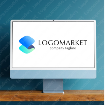 イニシャルとカーブとやわらかいのロゴ