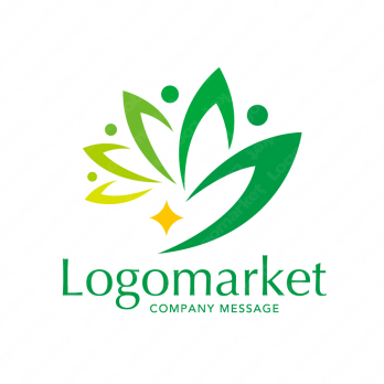 生命力と健やかと清涼のロゴ