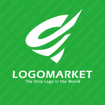 スパイラルと上昇と成長のロゴ