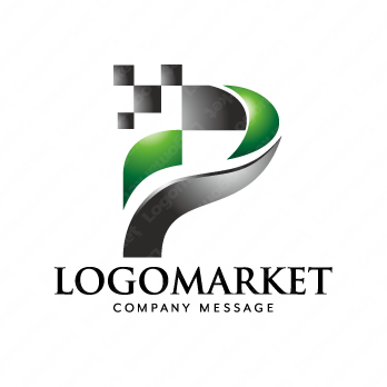 Pと先進的とテクニカルのロゴ