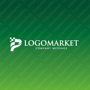 Pと先進的とテクニカルのロゴ