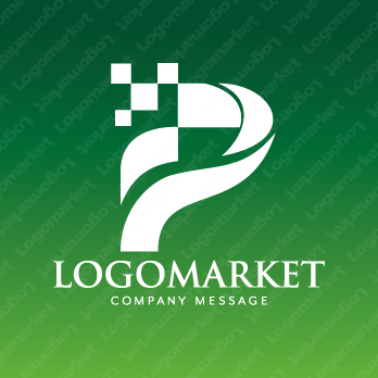 Pと先進的とテクニカルのロゴ